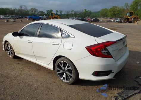 2021 Honda Civic Sport из США, поврежденный, VIN 19XFC2F86ME202073